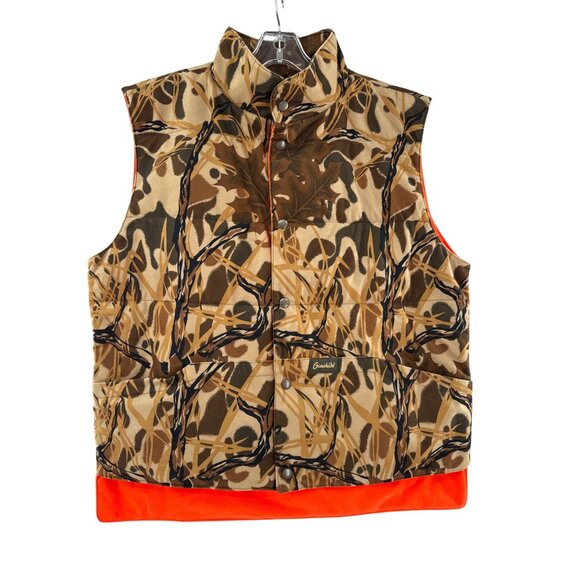 Gamehide Mens Camouflage Hunting Vest Size 2X Polyester Insulation Reversible De - Picture 1 of 10